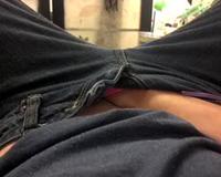 Teen sexy moans masturbate in pants