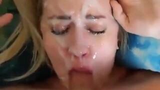 Shared by Nude4life - Pretty Blonde Covered in Cum