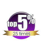Top 5%, 25 Times