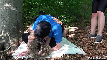 Jessica Multiply Creampied By 3 Guys In The Woods...