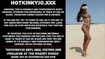 Hotkinkyjo Sefl At The Desert Dunes...