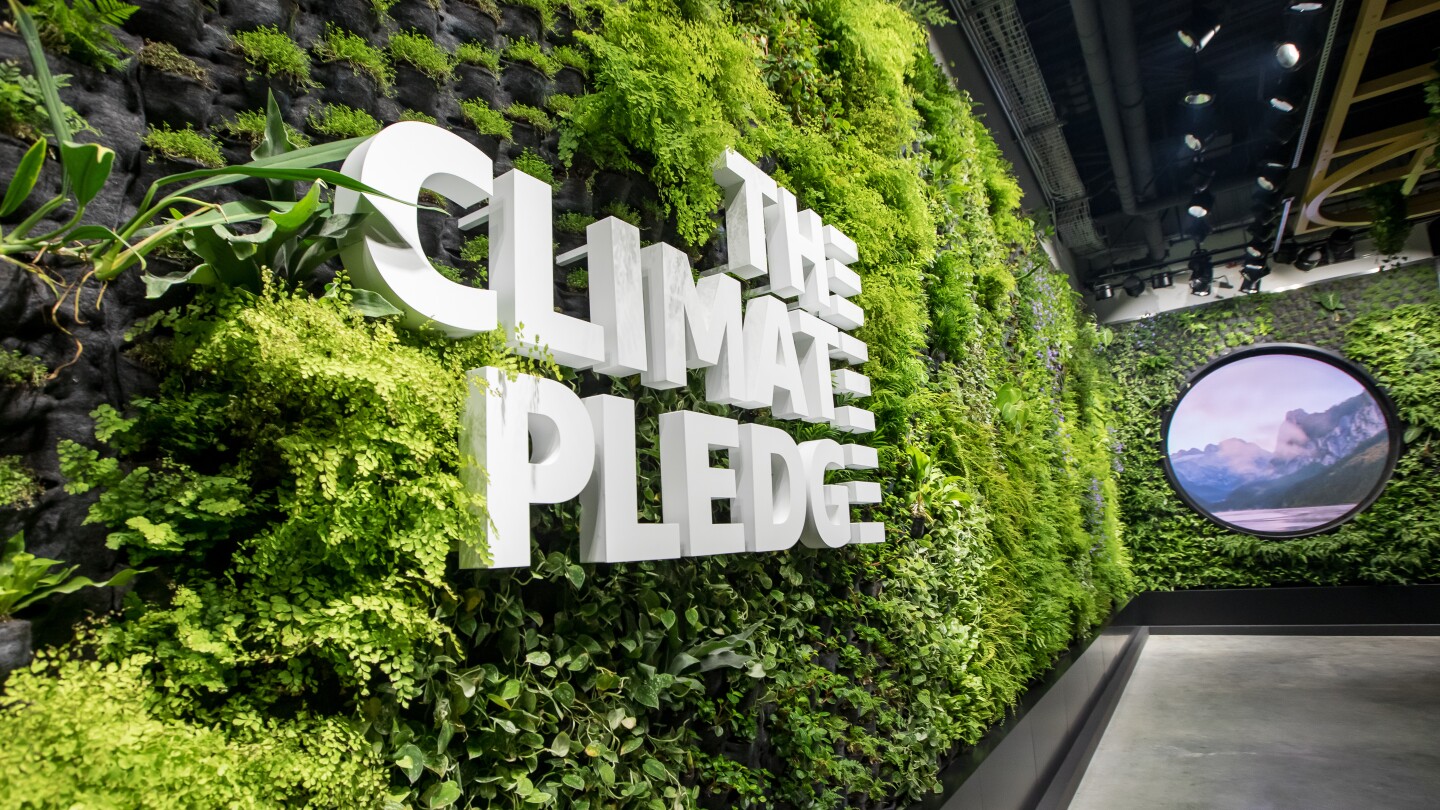 Living "green wall" at Climate Pledge Arena in Seattle, WA.
