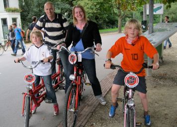Amsterdam by bike with kids