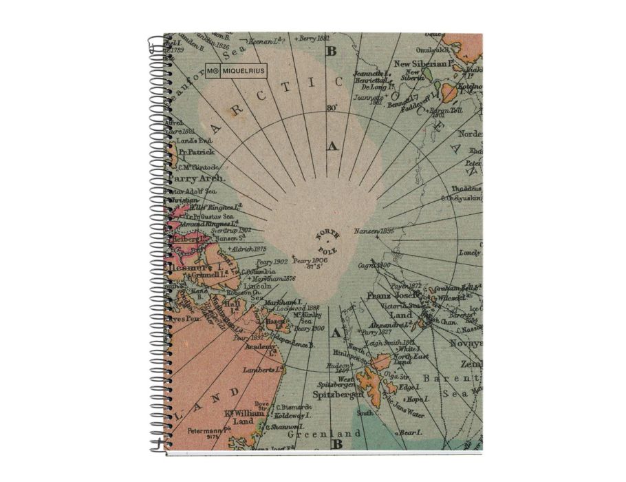 Notitieboek - Landkaart - A4 Gelinieerd - 80 blz