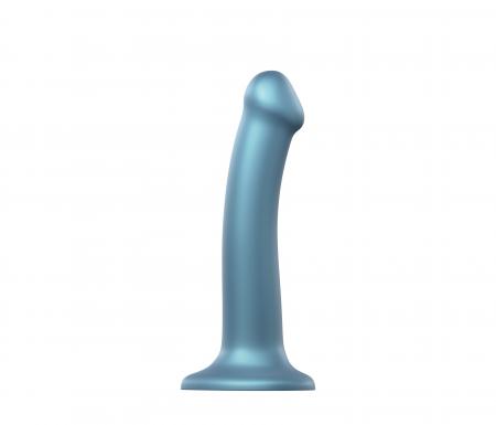 Strap On Me - Siliconen Dildo - Blauw - M