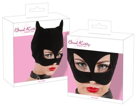 Zwart Kattenmasker