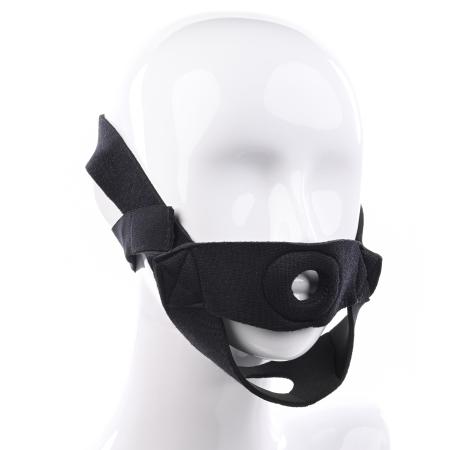 Sportsheets - Face Strap On Masker - Zwart