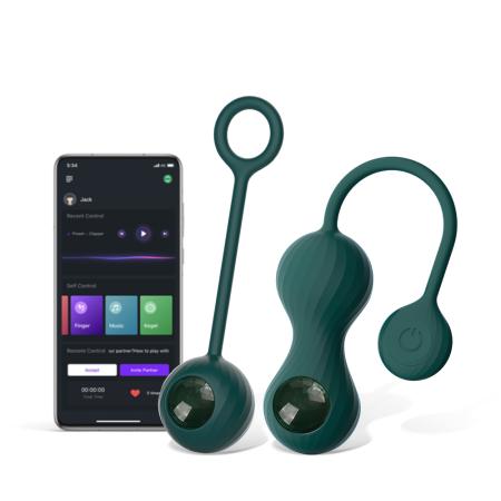 Magic Motion - Duo Smart Kegel Vibrator met Gewichtenset - Groen