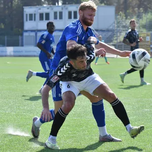 Fabio Maiolo im Zweikampf um den Ball.