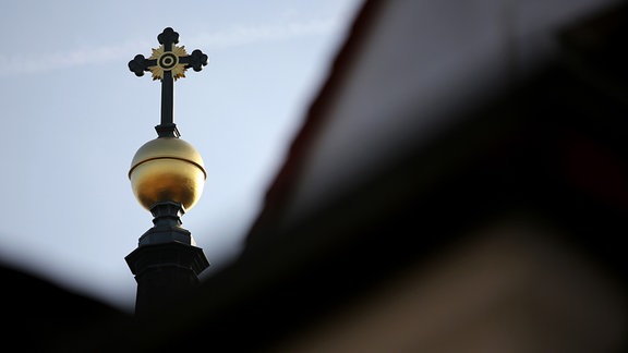 Die Spitze der Dreikönigskirche