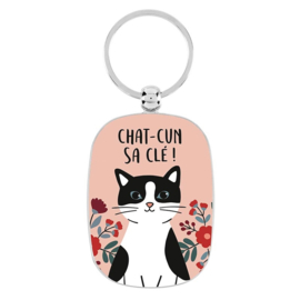 Sleutelhanger - chat-cun sa clé! - Derriere la porte