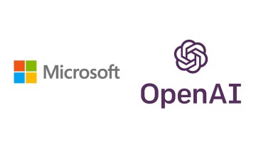 Microsoft and OpenAI logo