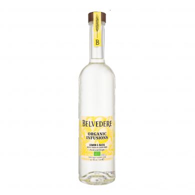 Belvedere Organic Infusions Lemon & Basil 1,0L (40% Vol.)