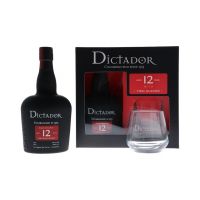 Dictador 12 Jahre Rum + 2 Glasses 0,70L (40% Vol.)