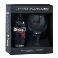 Brockmans Gin in Geschenkverpackung mit einem Ballonglas 0,7L (40% Vol.)