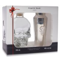 Dan Aykroyds Crystal Head Vodka 0,7L (40% Vol.) Geschenkset mit Cocktail Shaker