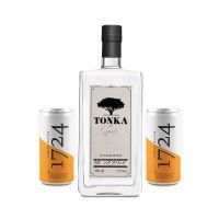 Tonka Gin 0,5L (47% Vol.) + 2x 1724 Tonic gratis