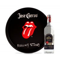 Jose Cuervo Silver Rolling Stones Edition 0,7L (38% Vol.) + Tablett