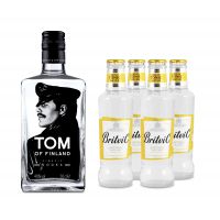 Tom of Finland Vodka 0,5L (40% Vol.) + 4x Britvic Tonic Water 0,2L