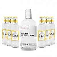 Berliner Brandstifter Gin 0,7L (40% Vol.) + 4x Britvic Tonic Water 0,2L
