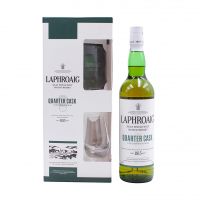 Laphroaig Quarter Cask Whisky 0,7L (48% Vol.) GP + Glas & Untersetzer