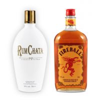 RumChata + Fireball Cinnamon Whisky Liqueur