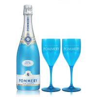 Pommery Royal Blue Sky "For Two Set" 0,75L (12,5% Vol.)