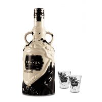 The Kraken Enjoyment (The Kraken Black & White Ceramic Edition + 2 Shotglas)