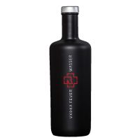 Rammstein Vodka 0,7L Feuer & Wasser 2020 Edition Schwarz (40% Vol.) mit Gravur