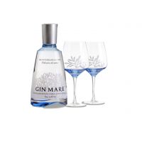 Gin Mare 0,7L (42,7% Vol.) + 2x Copa-Glas (300ml)