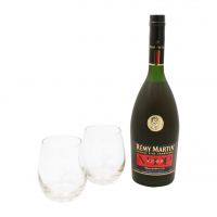 Rémy Martin VSOP Fine de Champagne 0,7L (40% Vol.) GP mit 2 Gläsern