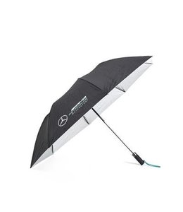 Mercedes AMG Petronas F1 Team 2021 Compact Umbrella Black Adult