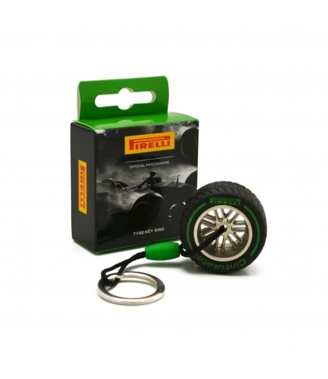 Pirelli F1 Rim Green Tyre Sleutelhanger - Collection 2022
