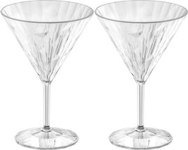 Koziol Cocktailglazen - Onbreekbaar Superglas - 250 ml - 2 stuks