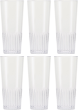 HappyGlass Bierglazen - Onbreekbaar Superglas - Matt the Man - 300 ml - 6 stuks