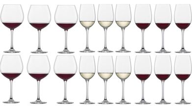 Schott Zwiesel Wijnglazen Set Classico (Rode wijnglazen &amp; Witte wijnglazen &amp; Gin tonic glazen) - 18 delig set
