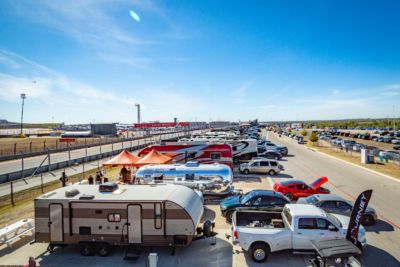 COTA Camping - Track View Facing South