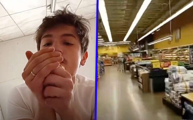 20-jarige Richard Klaff livestreamt hoe hij een willekeurige vrouw beschiet in een supermarkt