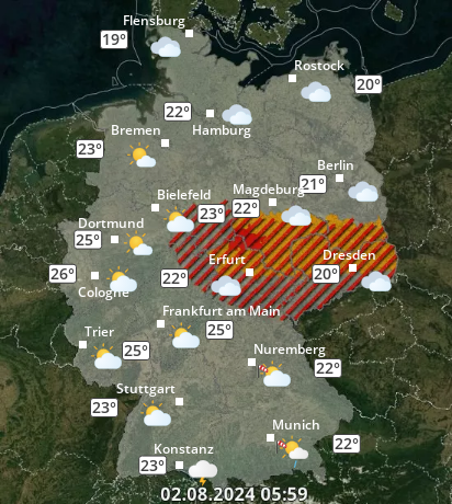 Zu den Unwetterwarnungen