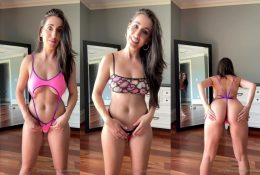 Christina Khalil Swimwear Micro Bikini PPV Video Leaked