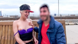 AMATEUR EURO - Spanish Pornstar Liz Rainbow Rides Her Pickup And Fuck Guy