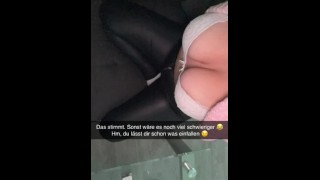 18 Jährige Freundin betrügt ihren Freund mit Ihrem Stiefbruder und sendet es Ihm auf Snapchat