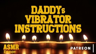 Audio porno voor vrouwen - Daddy's vibratorinstructies