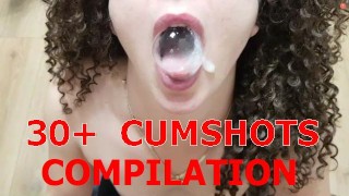 Blowjobs Cumshots Oral Creampie Sperma im Mund Gesichtsschlucken - Zusammenstellung