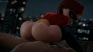 Helen Parr cowgirl gros cul - Incroyables (FpsBlyck)