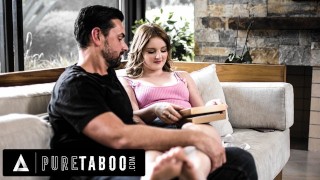 PURE TABOO Eliza Eves Gets Deflowered By Her Stepdad Because Her BF Ditched Her On Valentine's Day