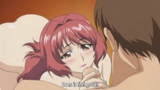 Redhead MILF with Huge Tits Likes to Do Titty Fuck | Hentai Anime 1080p