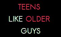 TeensLikeOlderGuys