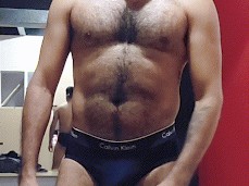 handsome, hairy ElZorroBarbon flashes uncut dick in the lockerroom 0256-1 8 gif