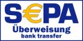 SEPA-Überweisung - Vorkasse ist eine sehr beliebte und bequeme Bezahlmethode für deine Stammkunden.